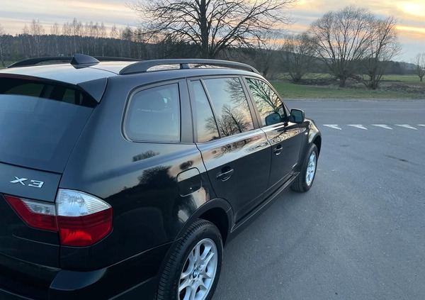 BMW X3 cena 34900 przebieg: 231000, rok produkcji 2008 z Nidzica małe 436